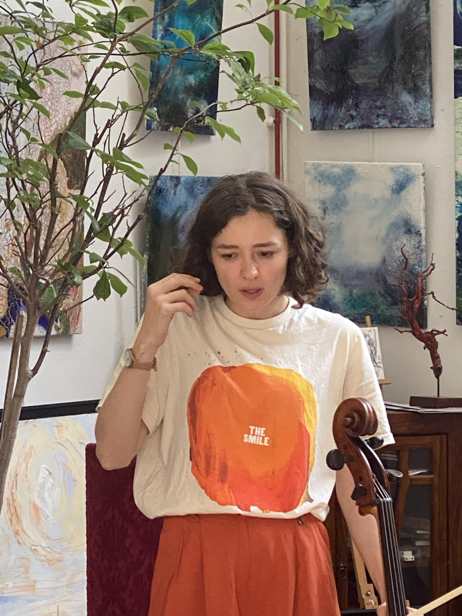 Artistes invitées lors d'une masterclass à la Maison Rose de Wallerand